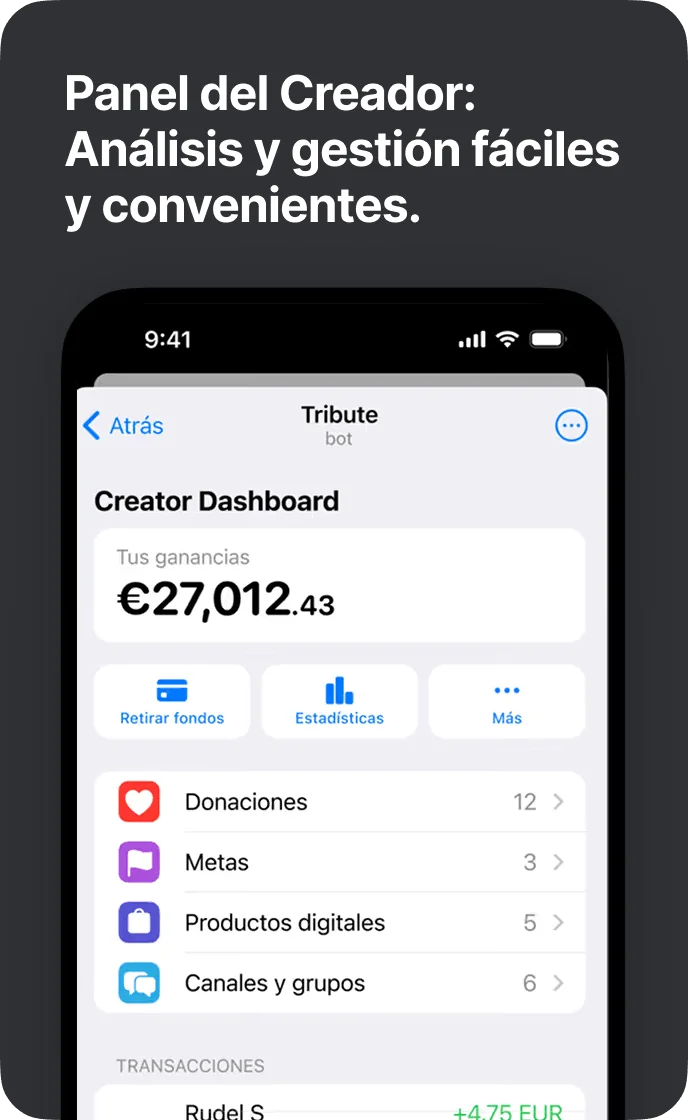 Creator Dashboard: convenient analysis and management