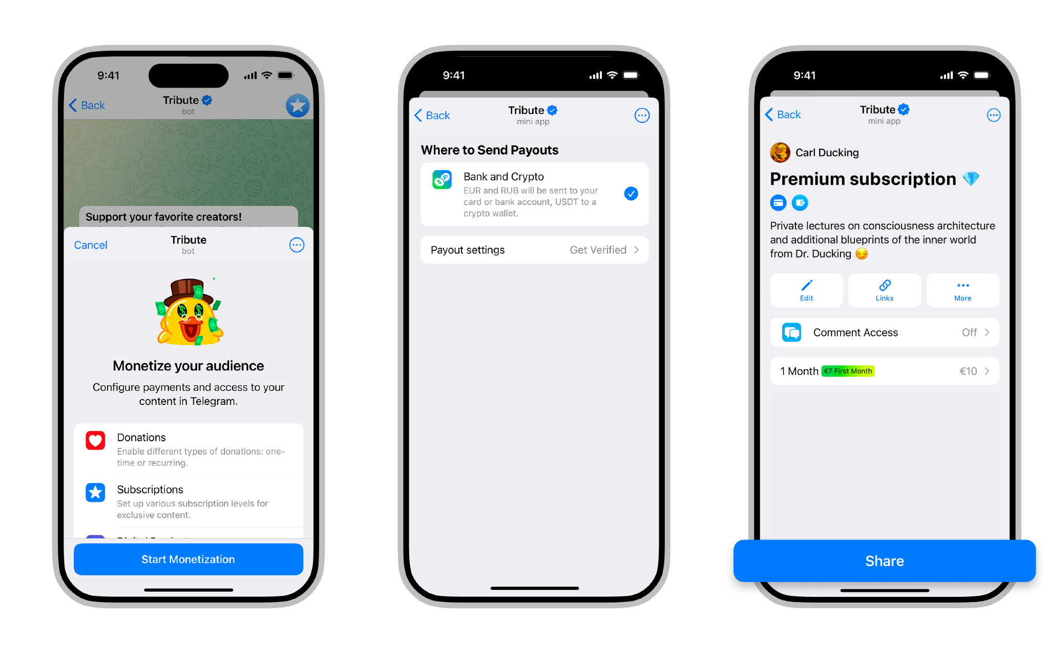 How to set up Telegram channel monetization with Tribute