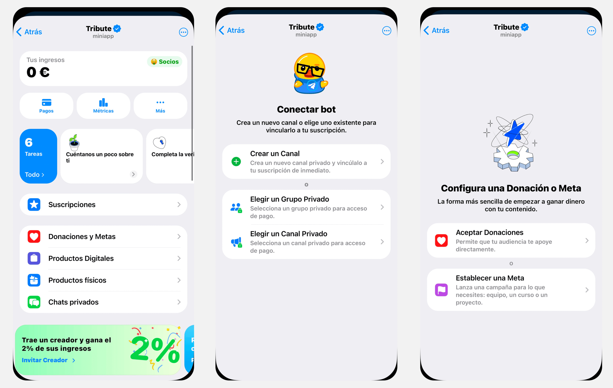 Tribute es un servicio que permite a los creadores ganar dinero con su público sin salir de la app