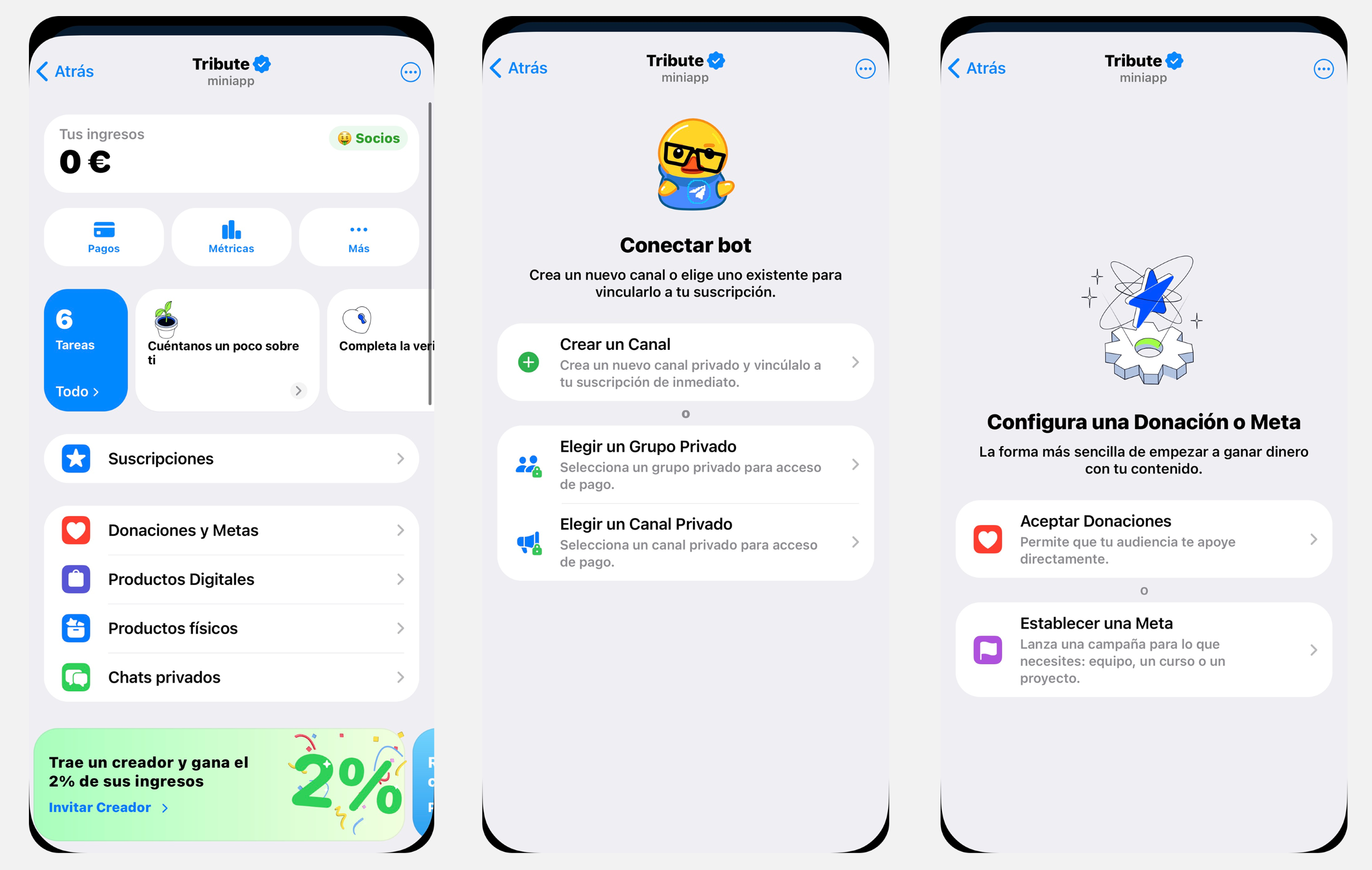 Tribute es un servicio que permite a los creadores ganar dinero con su público sin salir de la app