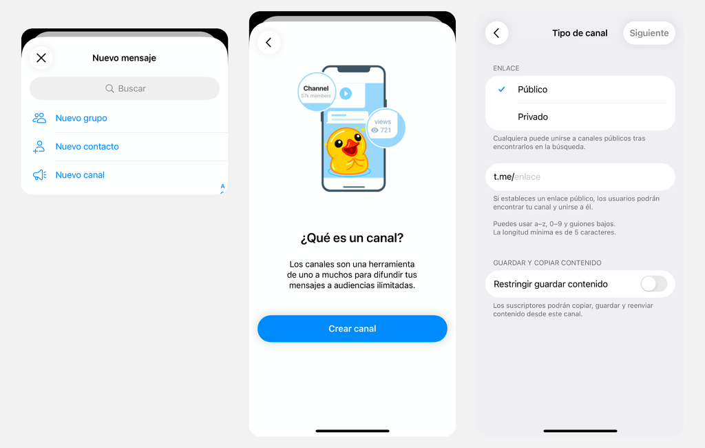 Cómo crear un canal en Telegram