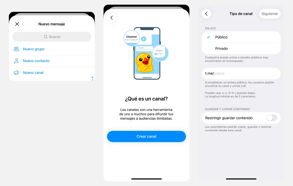 Cómo crear un canal de Telegram desde iPhone paso a paso