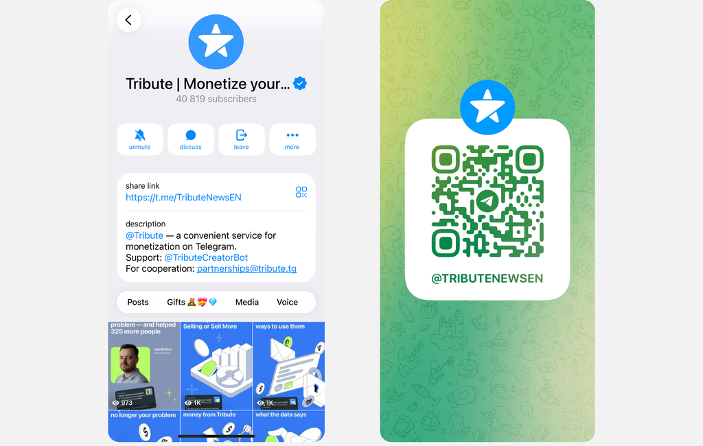 Cómo compartir el enlace de tu canal de Telegram
