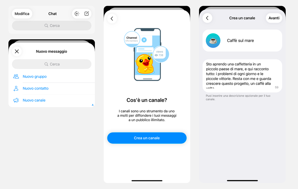 Come aprire un canale su Telegram