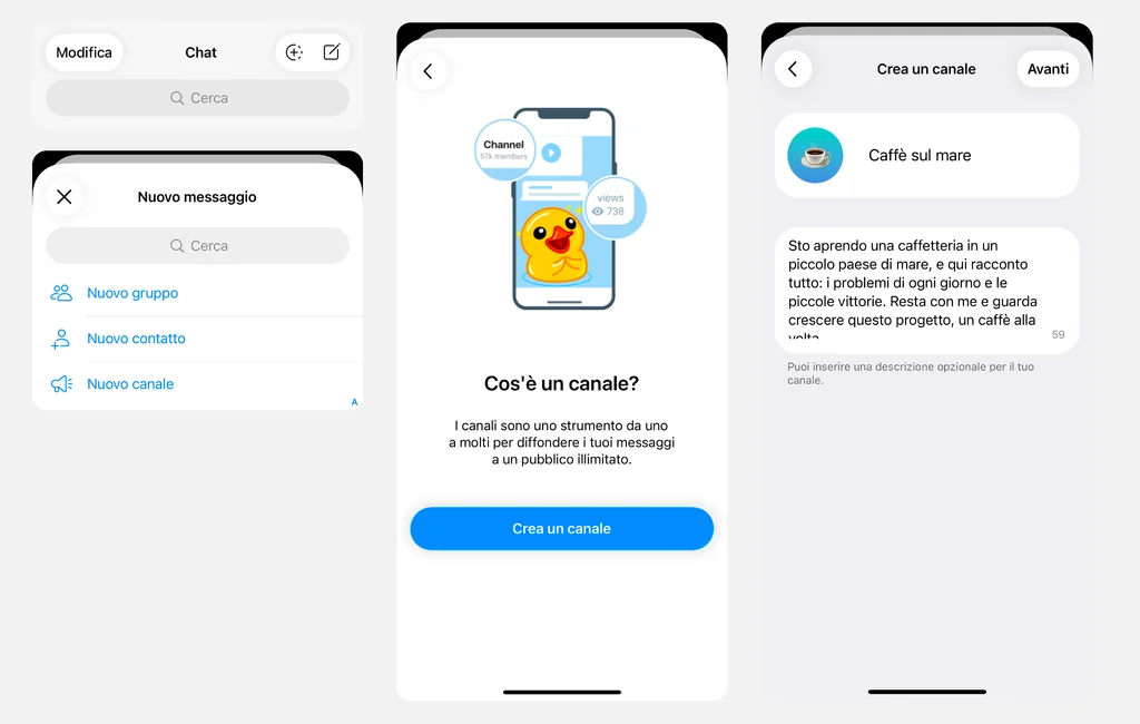 Come aprire un canale su Telegram